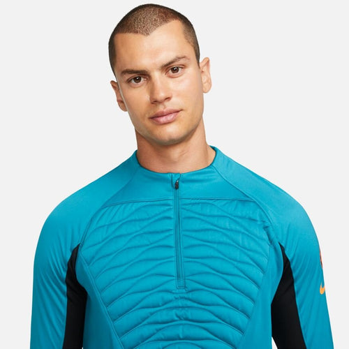 Chelsea Winter Warrior Trainingsoberteil 2021/2022 – Blau/Schwarz - Footkorner