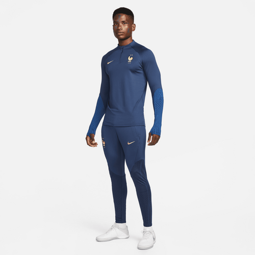 Haut d'entrainement Equipe de France 2022 - Bleu/Doré - Footkorner