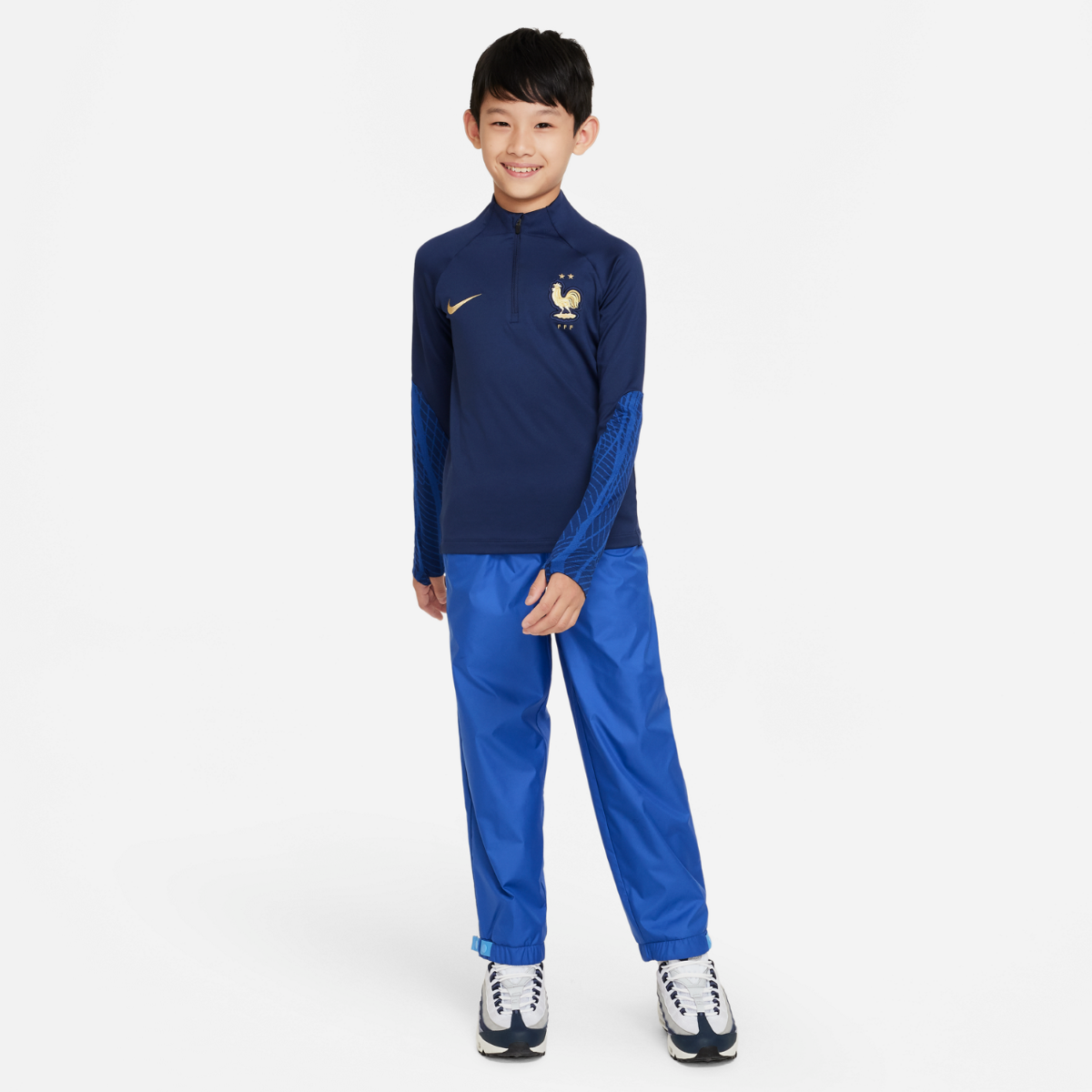 FootkornerMaglia allenamento Junior Team Francese 2022 - Blu/Oro