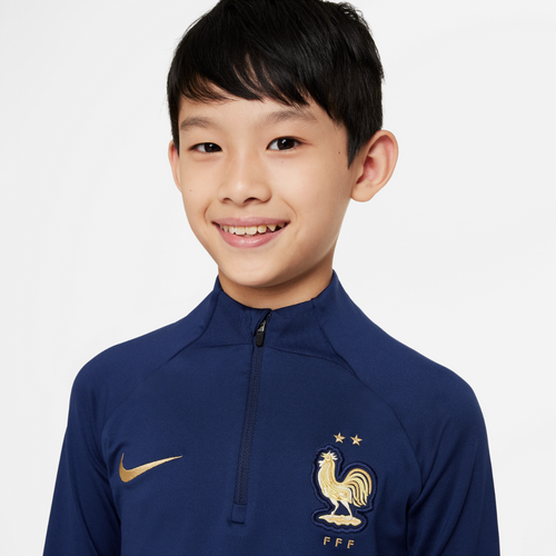 Maglia allenamento Junior Team Francese 2022 - Blu/Oro - Footkorner