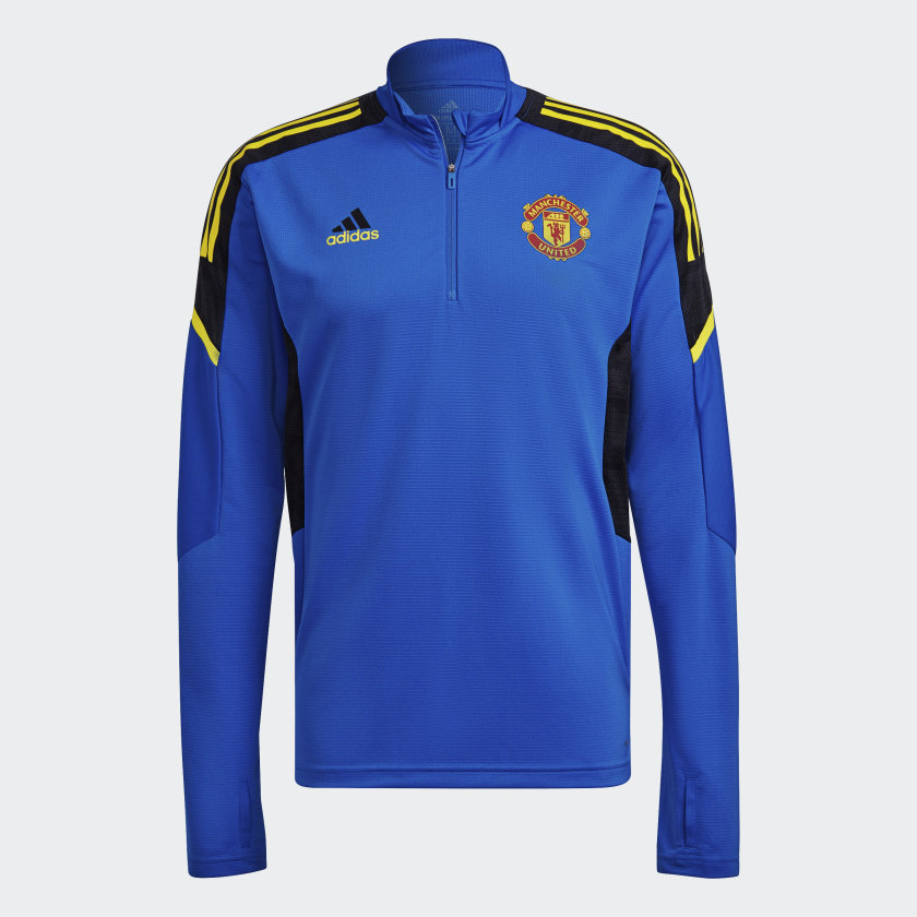 Manchester United Europe Training Top 2021/2022 - Blue/Yellow/Black