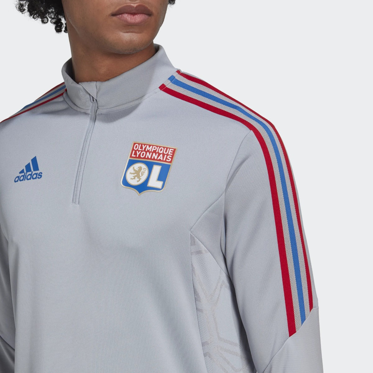 FootkornerCamiseta de entrenamiento OL 2022/2023 - Gris/Azul/Rojo