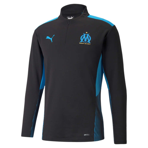 Camiseta de entrenamiento OM 2021/2022 - Negro/Azul - Footkorner
