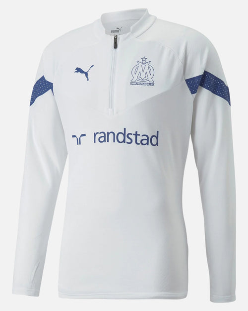 Camiseta de entrenamiento OM 2022/2023 Blanco/Azul - Footkorner