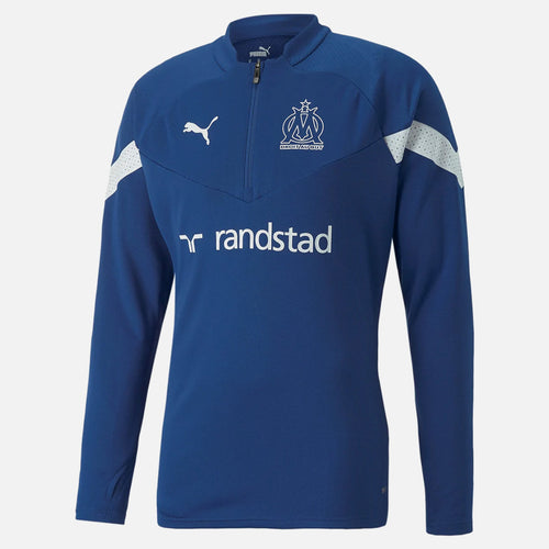Camiseta de entrenamiento OM 2022/2023 Azul/Blanco - Footkorner