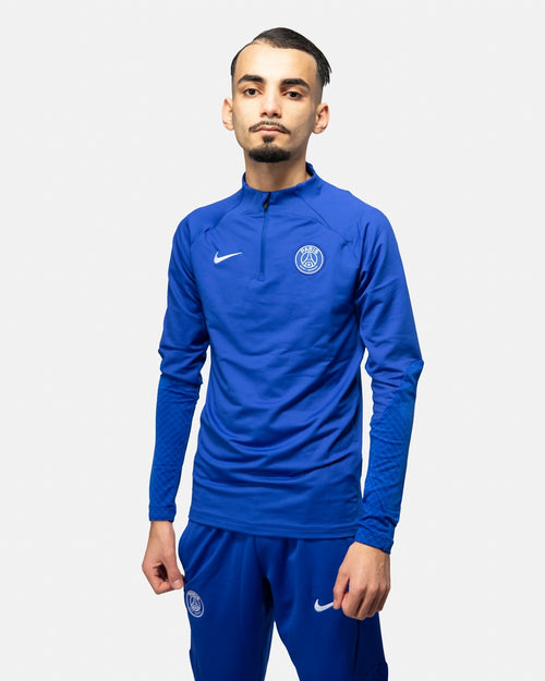 Haut d'entrainement PSG Strike - Bleu/Blanc - Footkorner