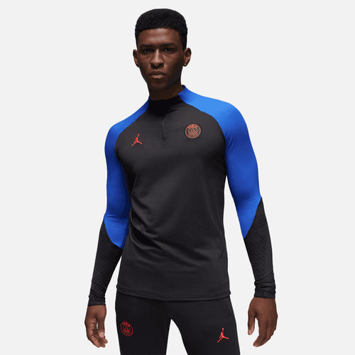 Haut d'entrainement PSG Strike - Noir/Bleu/Rouge - Footkorner