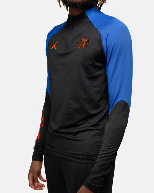 Haut d'entrainement PSG Strike - Noir/Bleu/Rouge - Footkorner