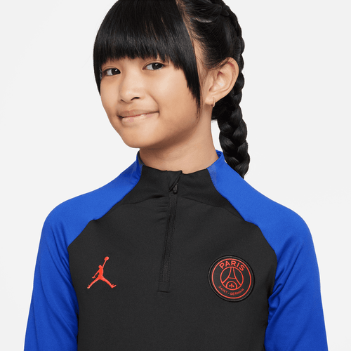 PSG Strike Junior Trainingsoberteil 2022/2023 – Schwarz/Blau/Rot - Footkorner