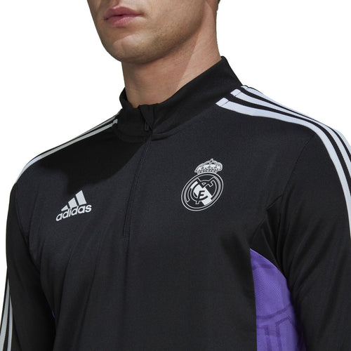 Real Madrid Condivo 2022/2023 training top - Black/Purple/White - Footkorner