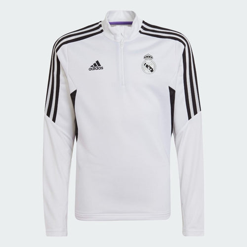 Real Madrid Condivo Junior training top 2022/2023 - White/Black - Footkorner