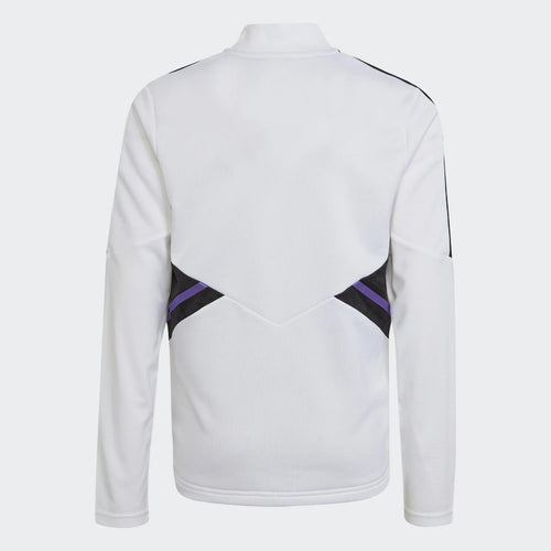Real Madrid Condivo Junior training top 2022/2023 - White/Black - Footkorner