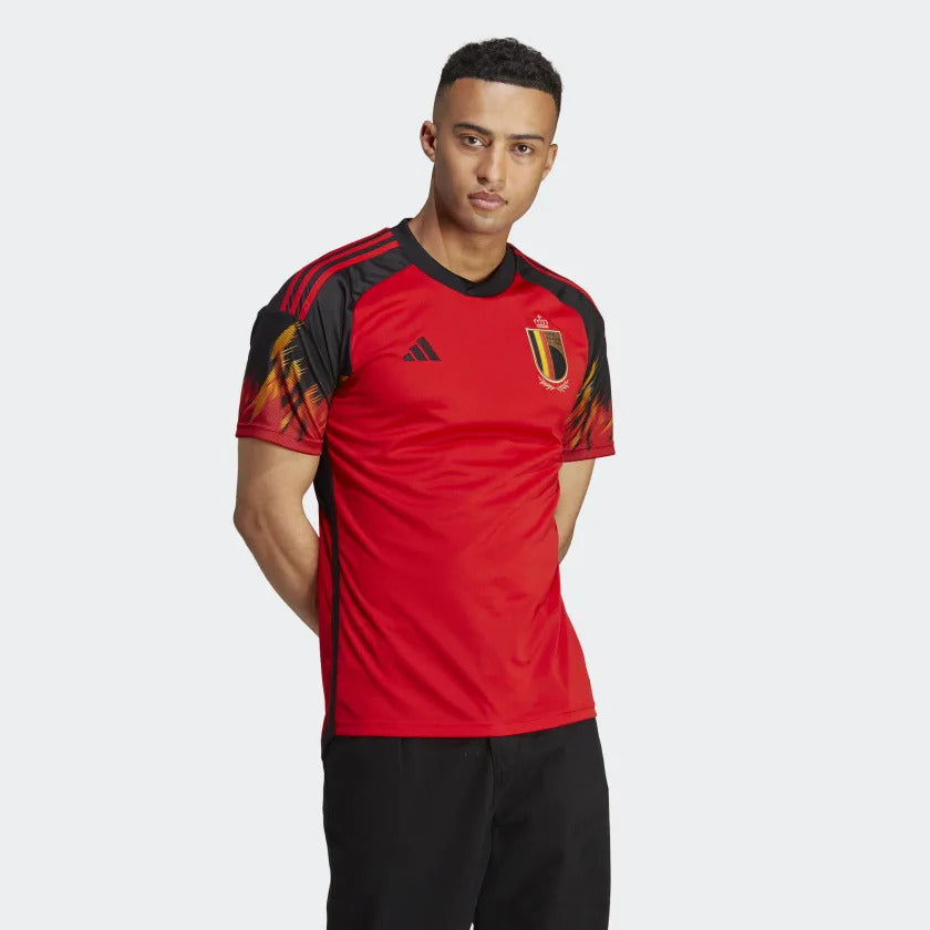 Camiseta Bélgica Primera 2022 - Rojo/Negro