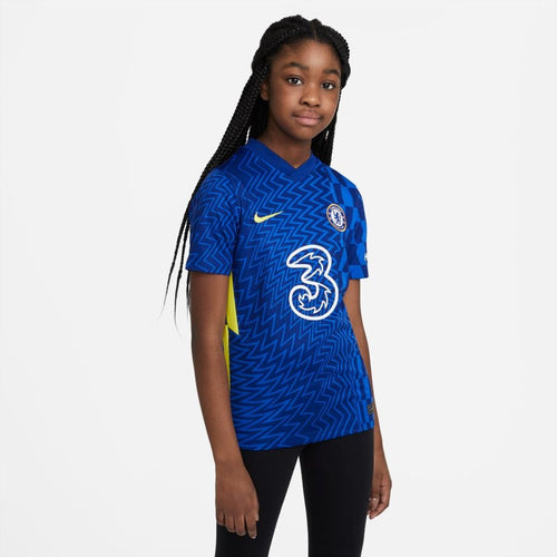 Maillot Chelsea FC Domicile Junior 2021/2022 - Bleu - Footkorner