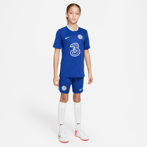 Camiseta primera equipación júnior Chelsea FC 2022/2023 - Azul/Blanco/Amarillo - Footkorner
