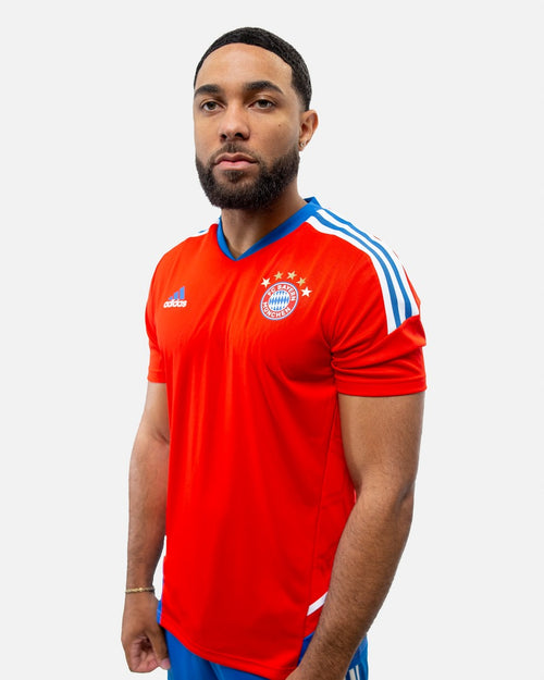 Bayern Munich training jersey 2022/2023 - Red/White/Blue - Footkorner