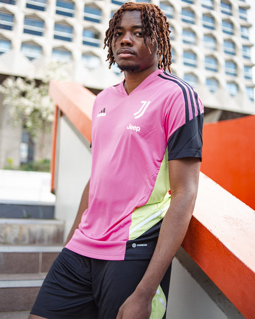 Juventus Trainingsshirt 2022/2023 – Schwarz/Rosa - Footkorner