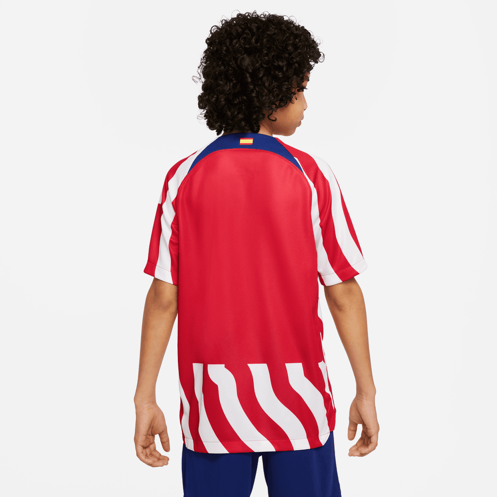 Camiseta Atletico Madrid Junior Home 2022/2023 - Blanco/Rojo