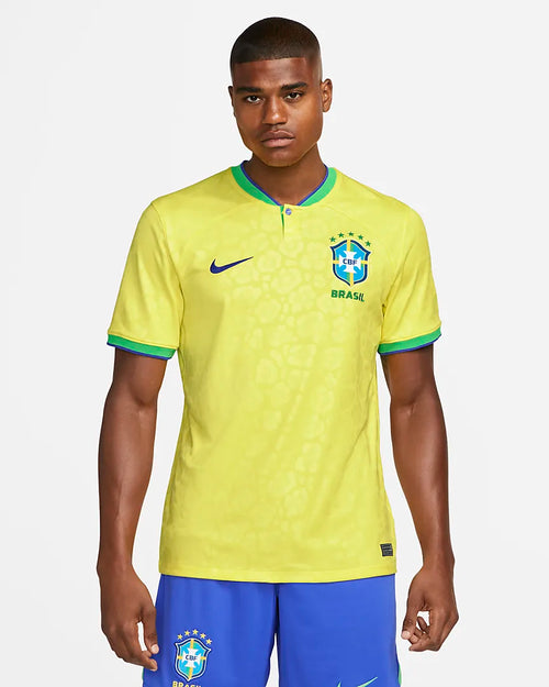 Brazil Home Shirt 2022/2023 - Yellow/Green - Footkorner