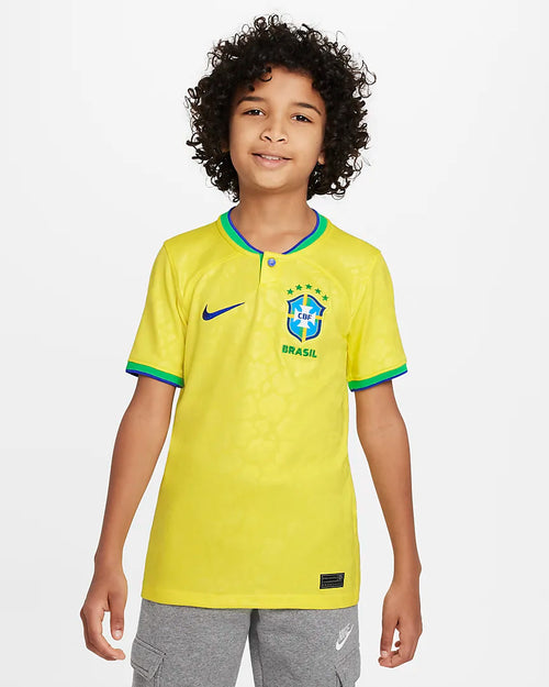 Brasilien Junior Heimtrikot – Gelb/Grün - Footkorner