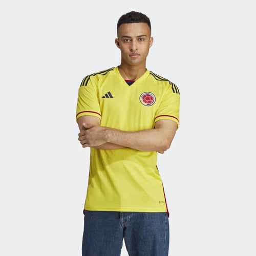Camiseta de la equipación local de Colombia 2022/2023 - Amarillo/Negro/Rojo - Footkorner