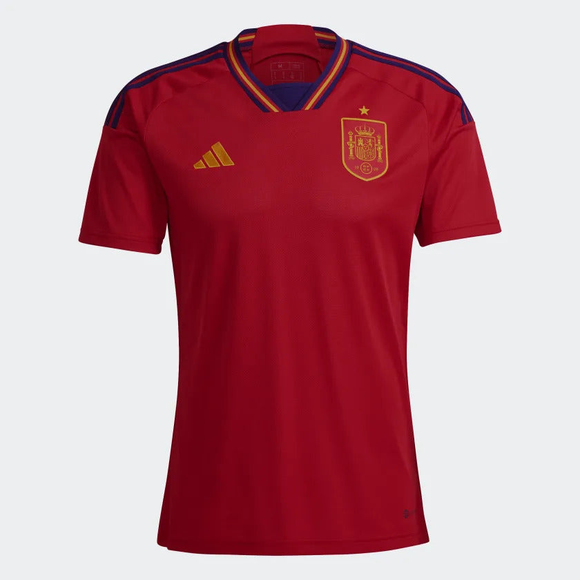 Spain Home Shirt 2022 - Red/Blue/Orange