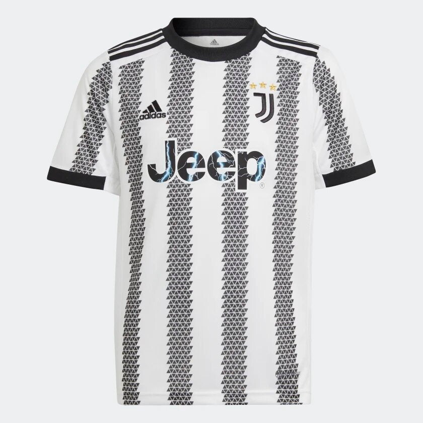 FootkornerJuventus Junior Heimtrikot 2022/2023 – Weiß/Schwarz