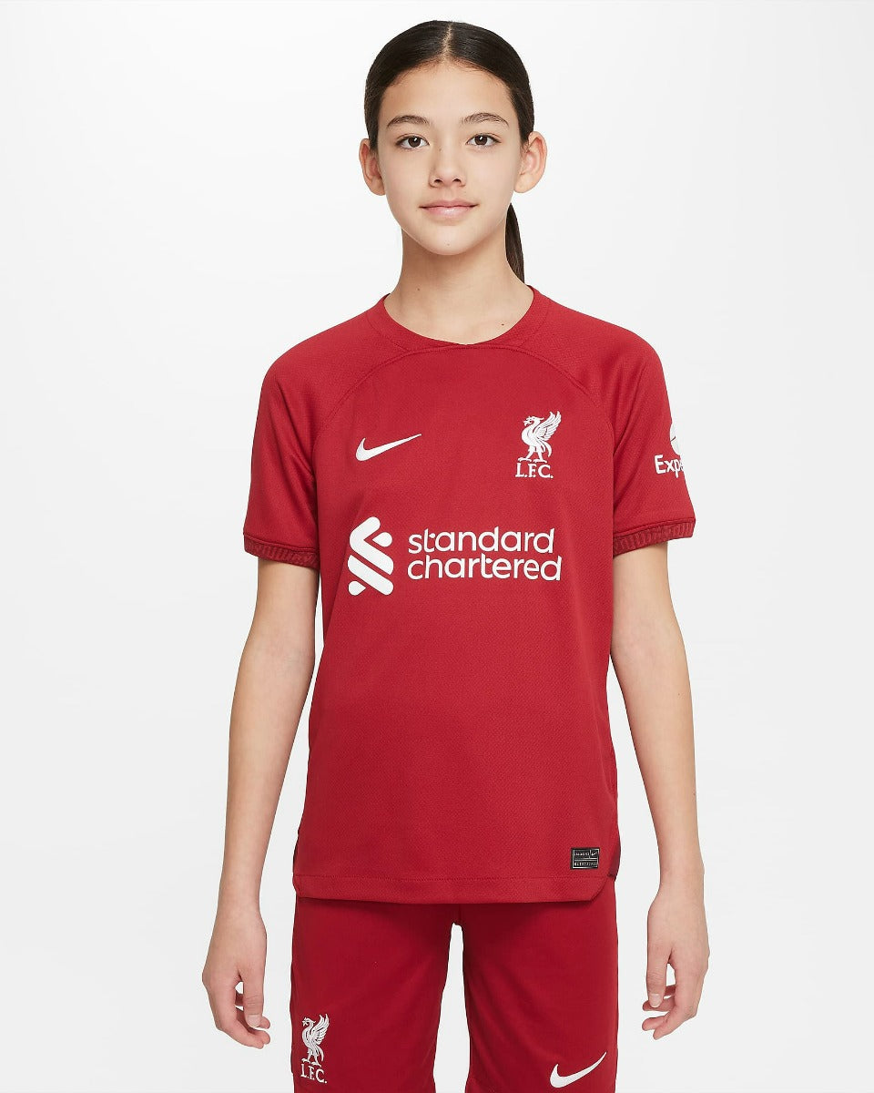 Maillot Liverpool Domicile Junior 2022/2023 - Rouge