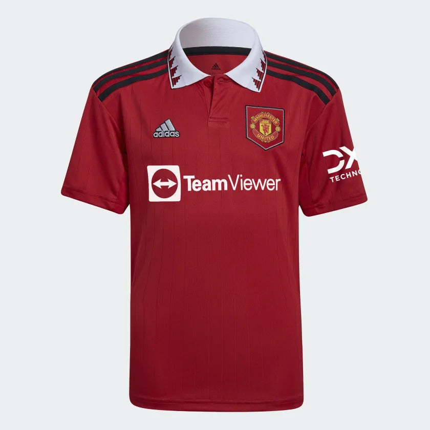 FootkornerMaillot Domicilio Manchester United Junior 2022/2023 -Rojo