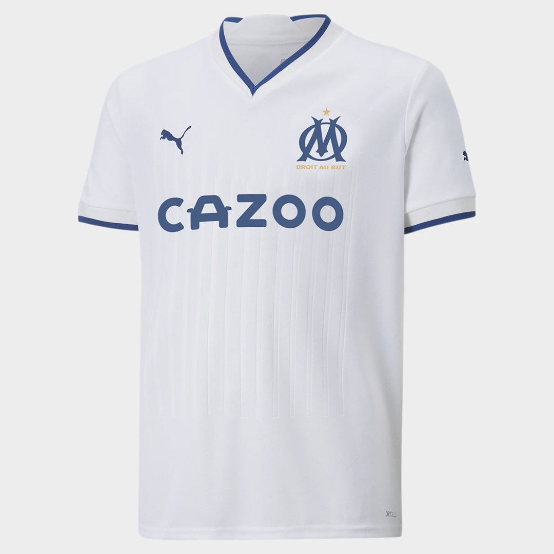 FootkornerCamiseta OM Junior Home 2022/2023 - Blanco/Azul