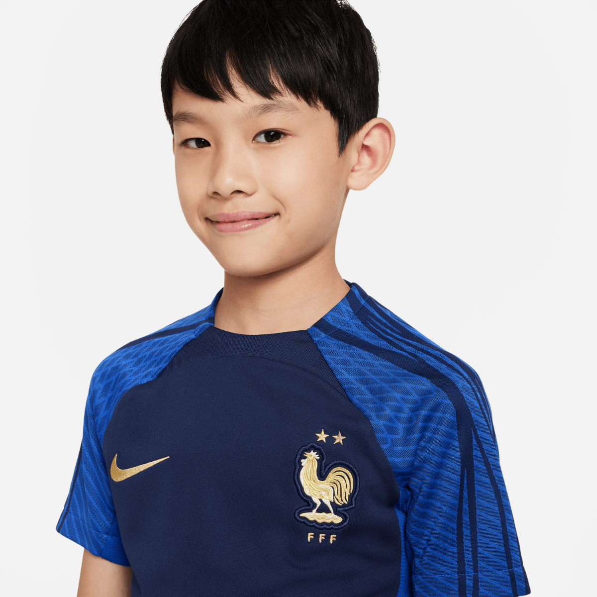 FootkornerCamiseta de entrenamiento equipo francés junior 2022 - Azul/Oro