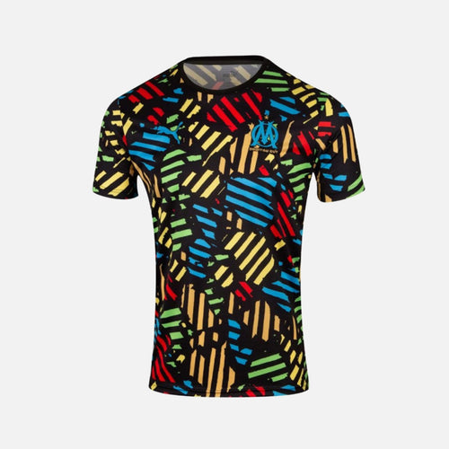 Camiseta de entreno OM X Africa Countries 2022/2023 - Negro/Amarillo/Azul - Footkorner