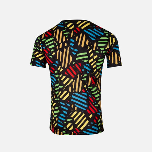 Camiseta de entreno OM X Africa Countries 2022/2023 - Negro/Amarillo/Azul - Footkorner