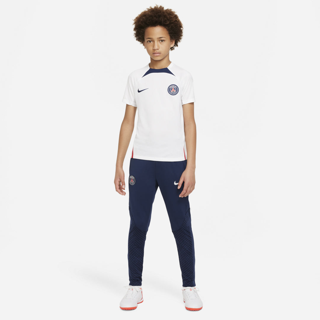 FootkornerPSG Junior Trainingsshirt 2022/2023 – Weiß/Blau/Rot