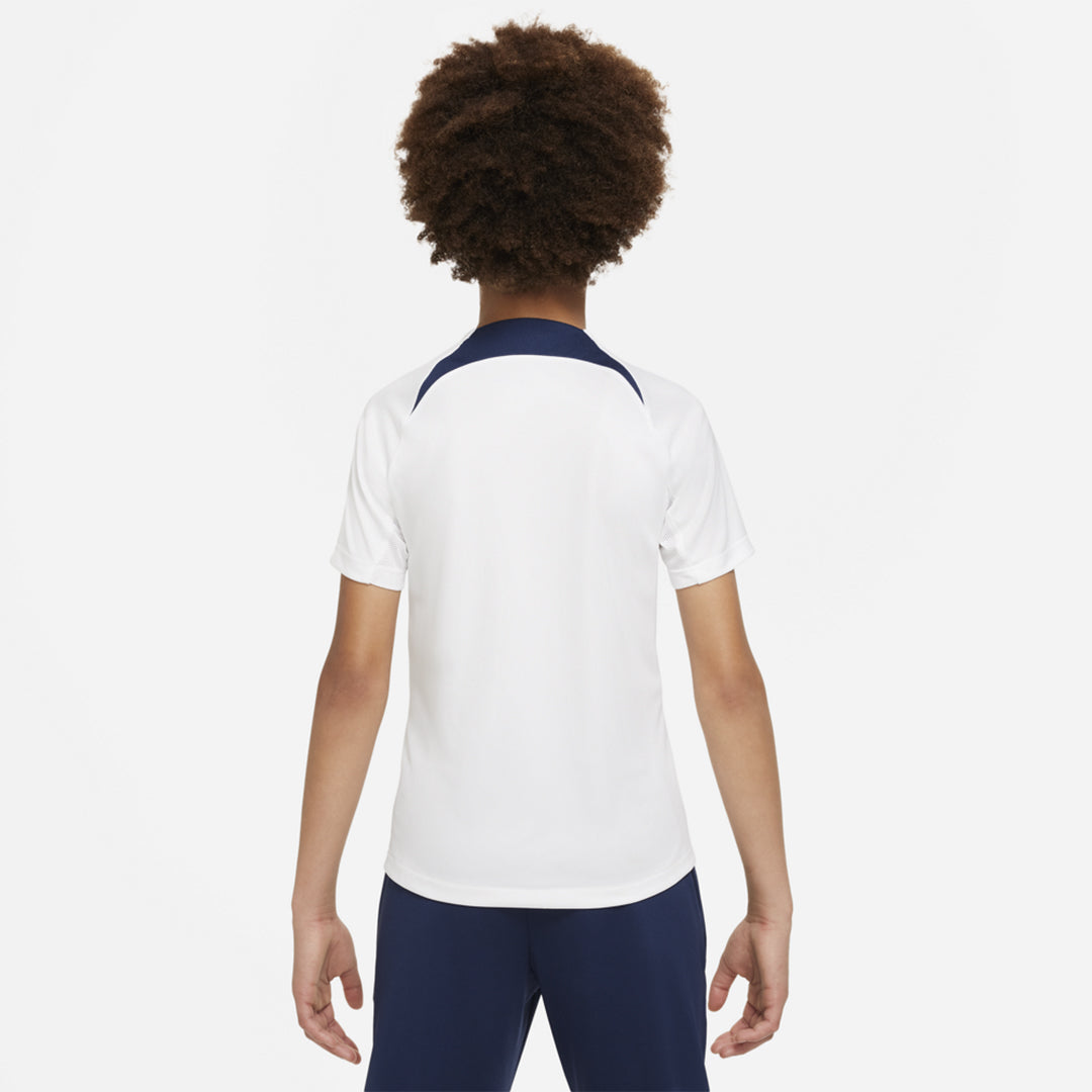 FootkornerPSG Junior Trainingsshirt 2022/2023 – Weiß/Blau/Rot