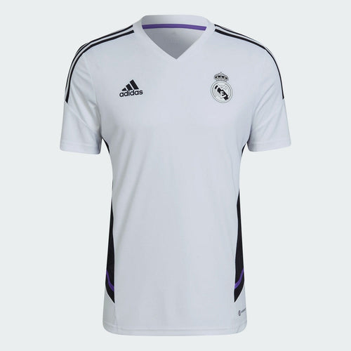 Maillot d'entrainement Real Madrid 2022/2023 - Blanc/Noir/Violet - Footkorner