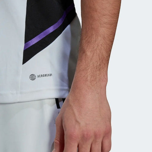 Maillot d'entrainement Real Madrid 2022/2023 - Blanc/Noir/Violet - Footkorner