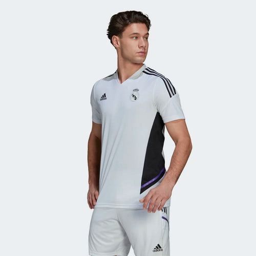 Maillot d'entrainement Real Madrid 2022/2023 - Blanc/Noir/Violet - Footkorner