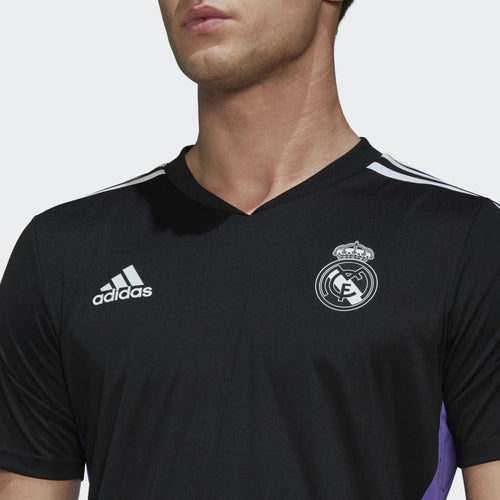Maillot d'entrainement Real Madrid 2022/2023 - Noir/Blanc/Violet - Footkorner
