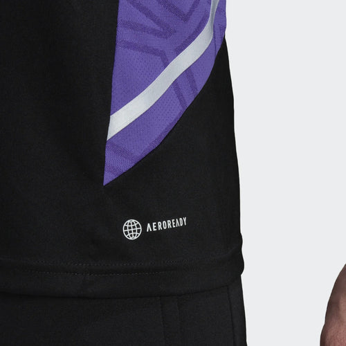 Maillot d'entrainement Real Madrid 2022/2023 - Noir/Blanc/Violet - Footkorner