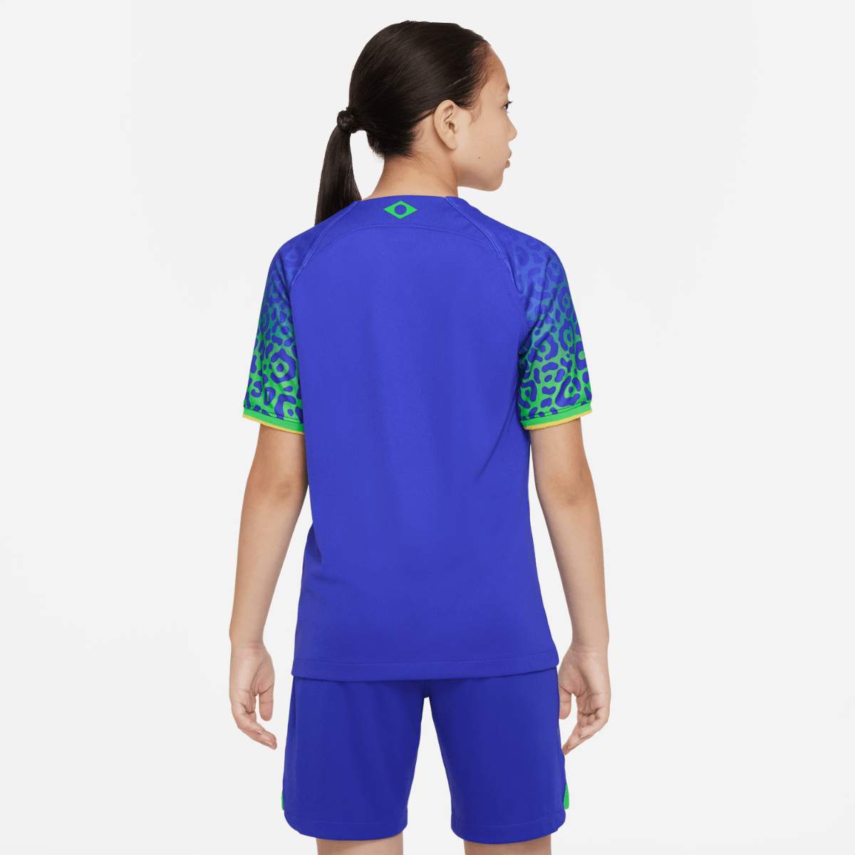 Maglia Away Junior Brasile 2022 - Blu/Verde