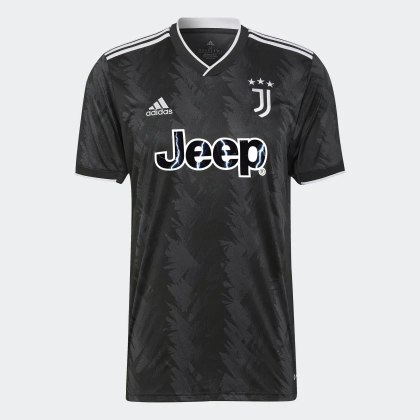 FootkornerJuventus Auswärtstrikot 2022/2023 – Schwarz/Weiß