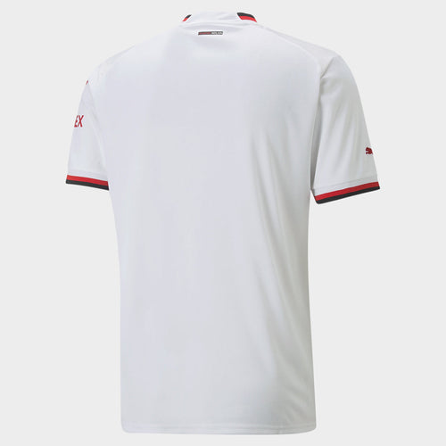 Maillot Extérieur Milan AC 2022/2023 - Blanc/Rouge/Noir - Footkorner