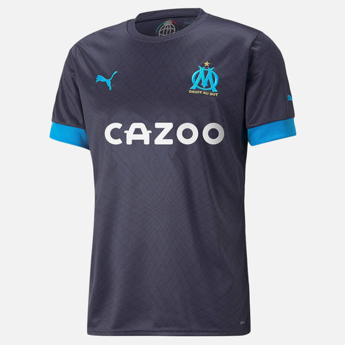 OM Junior Auswärtstrikot 2022/2023 – Blau/Weiß - Footkorner