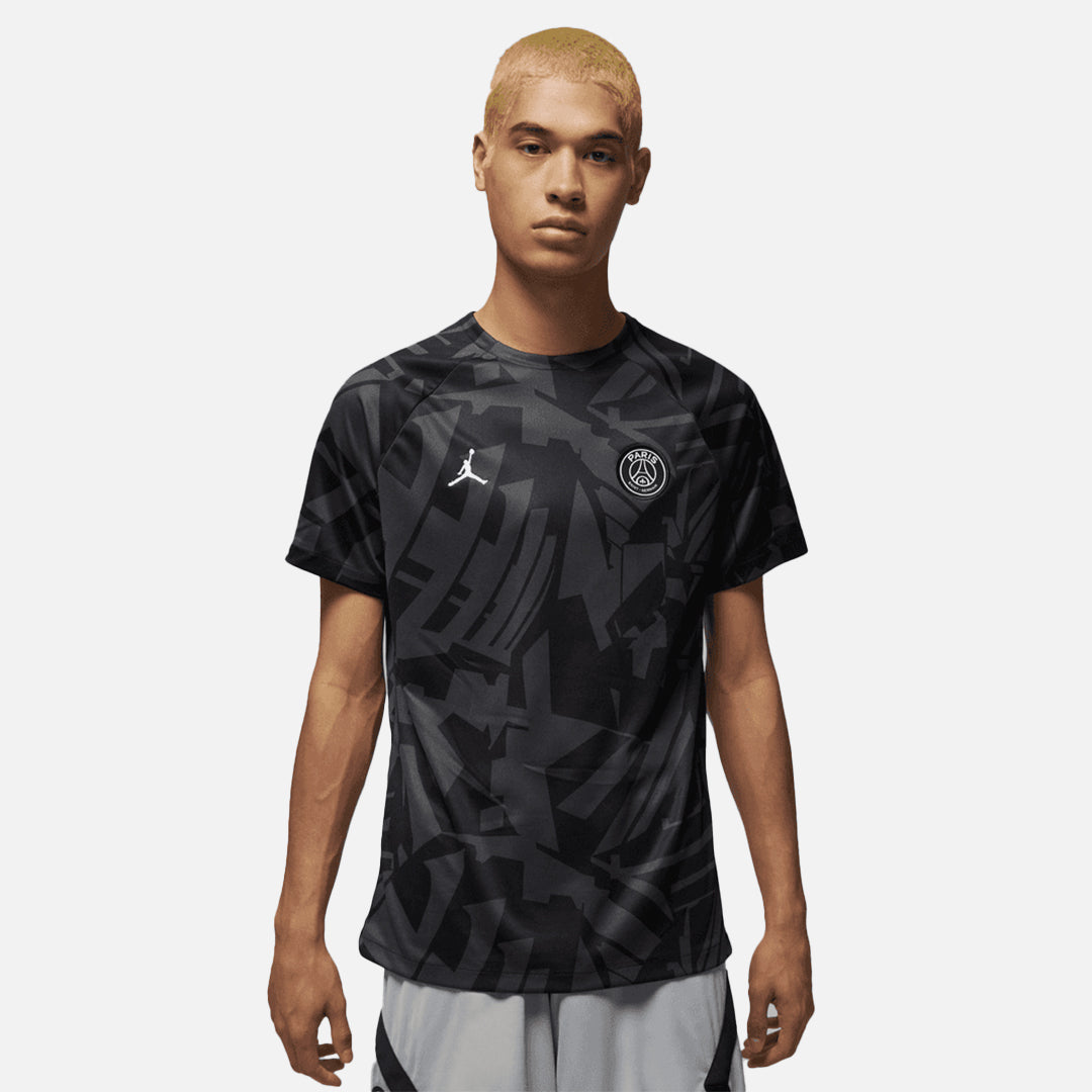 FootkornerMaglia Pre Gara PSG X Jordan 2022/2023 - Nera/Grigia