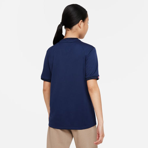 Trikot der französischen Junioren-Heimmannschaft 2022 – Blau/Gold - Footkorner