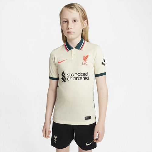 Liverpool Away Junior Shirt 2021/2022 - White - Footkorner