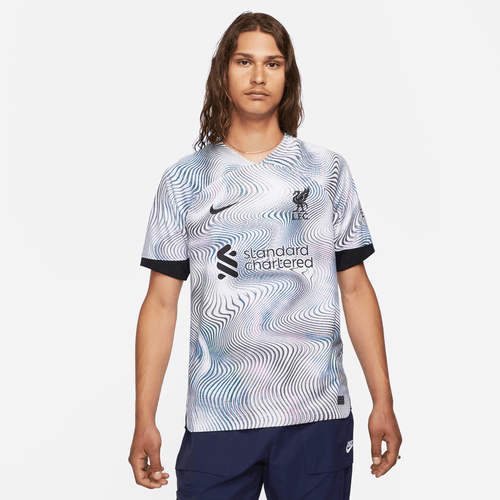Liverpool Away Shirt 2022/2023 - White/Blue/Green - Footkorner
