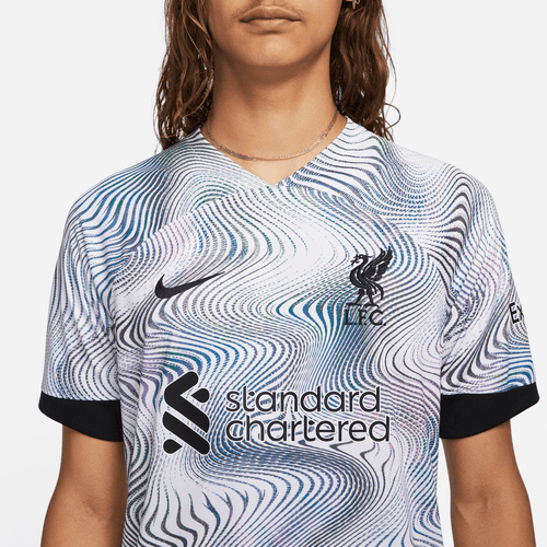 Liverpool Away Shirt 2022/2023 - White/Blue/Green - Footkorner