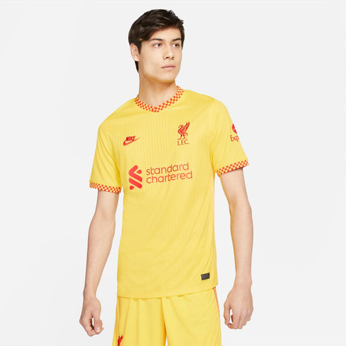 Maillot Liverpool Third 2022 - Jaune - Footkorner